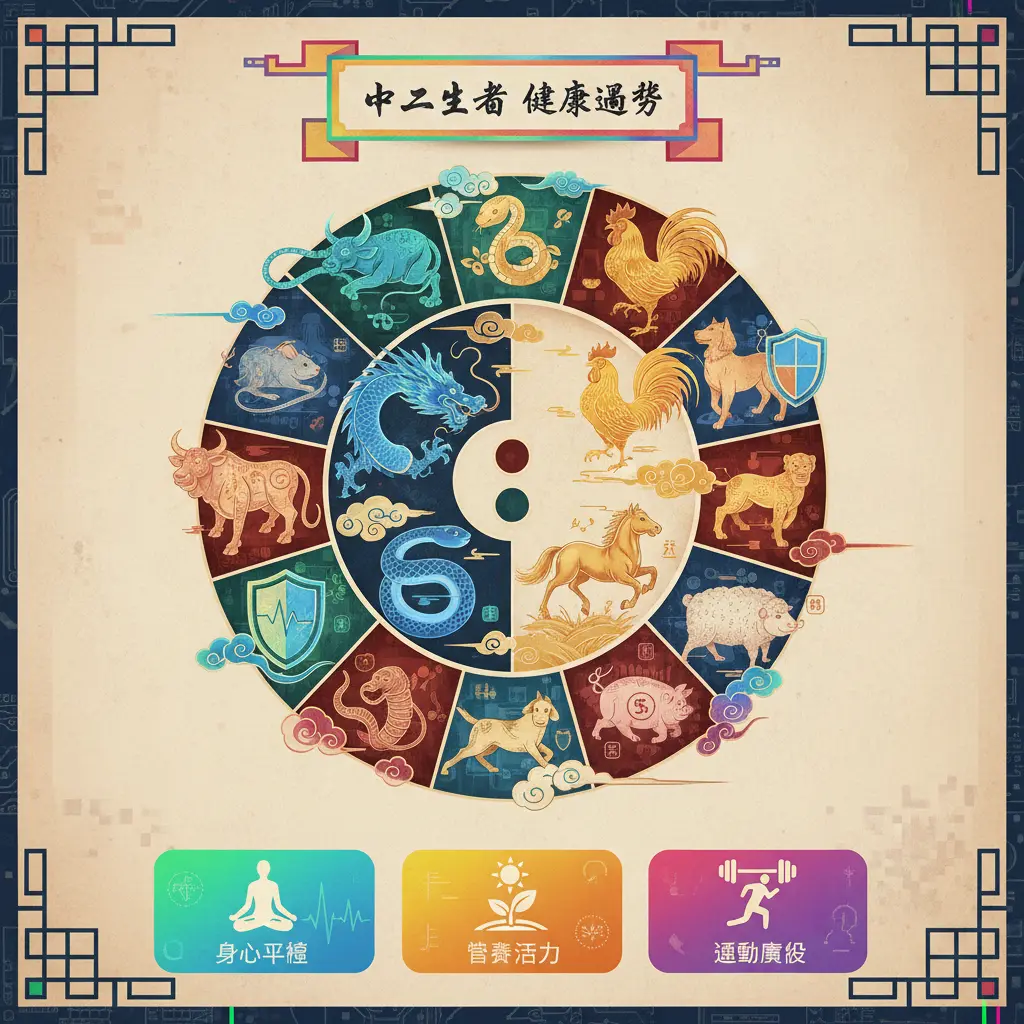 健康運勢 - 十二生肖