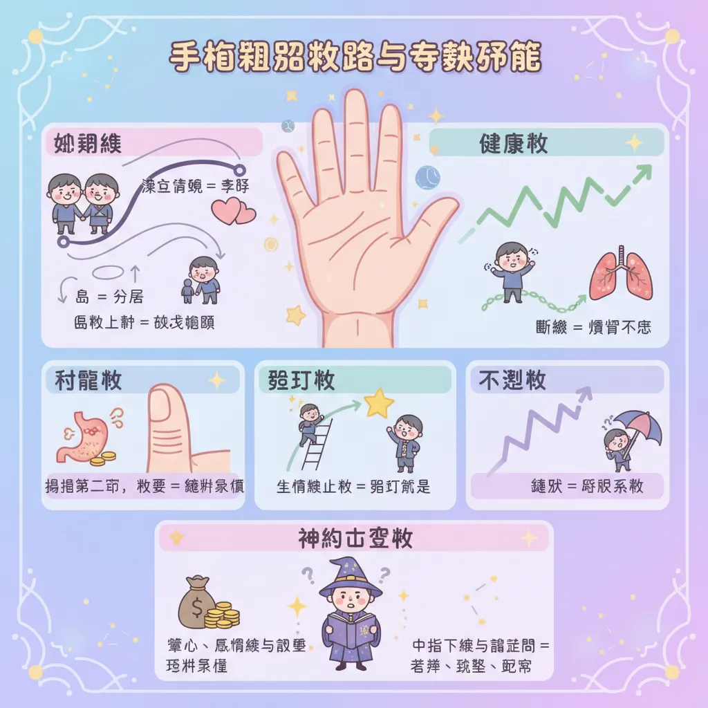 輔助紋路與特殊符號之意義
