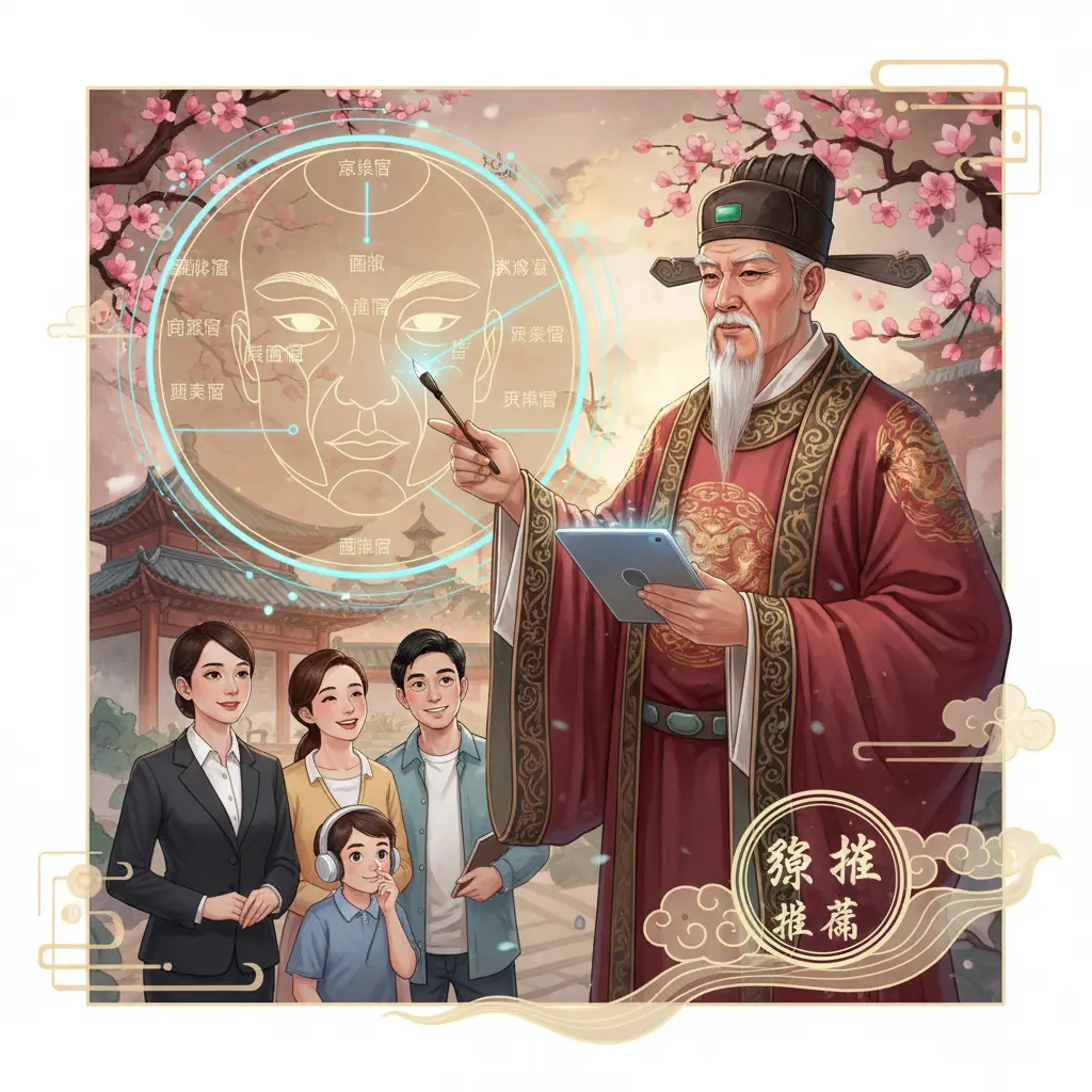 算命師傅推薦 - 面相學